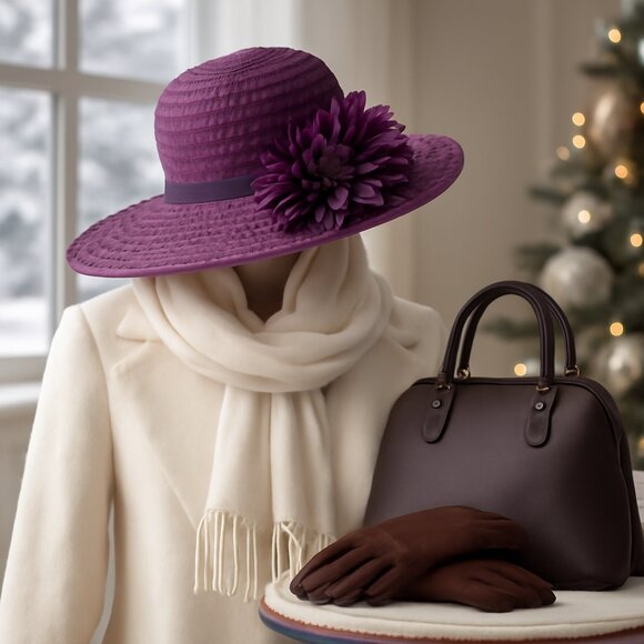 Step Back in Time with this Gorgeous Vintage Derby-Style Sun Hat!